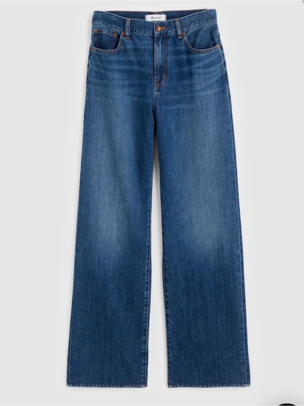 Madewell Perfect Vintage SoftDrape Wide-Leg Jeans 26